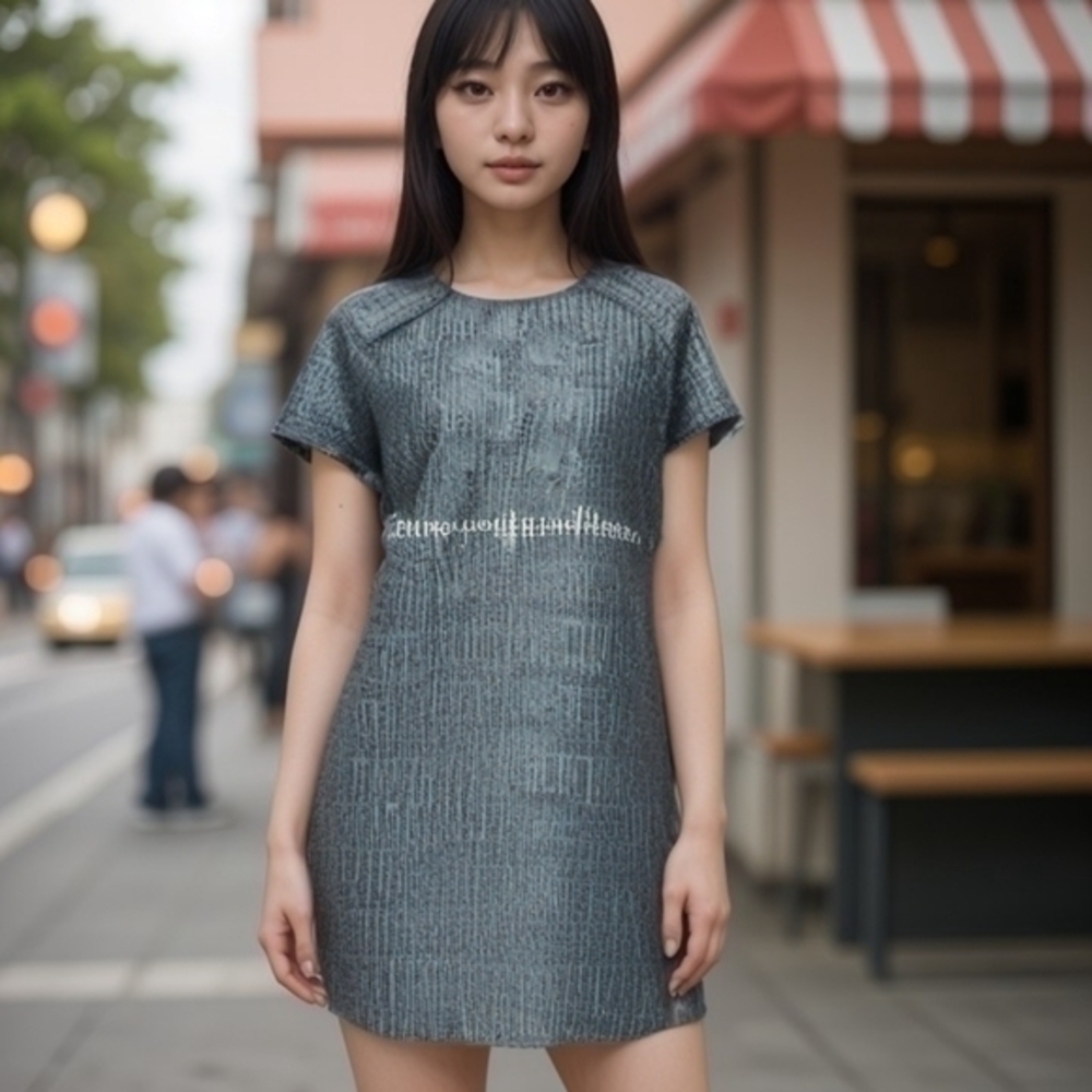 TOMMY HILFIGER METALLIC SILVER SHIFT DRESS SZ L 14